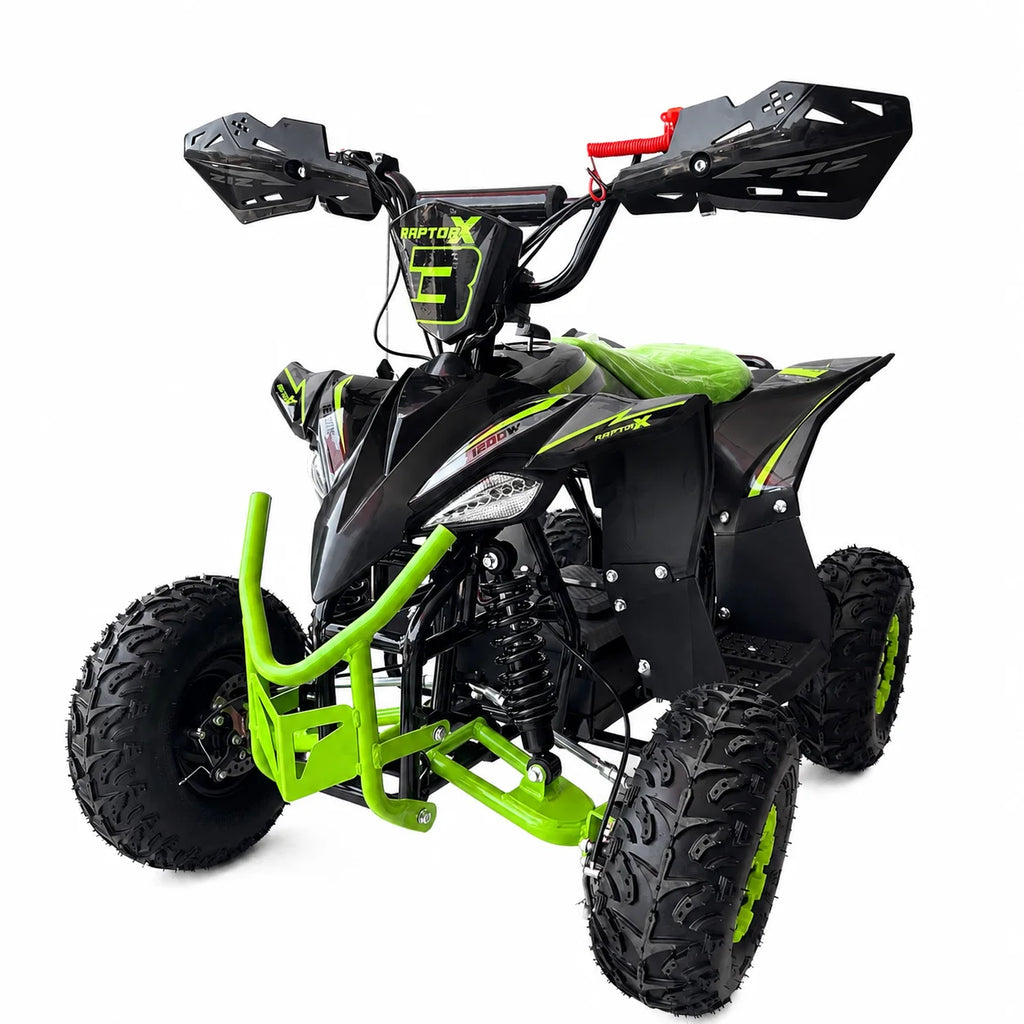 Mini quad electrico 1200w verde