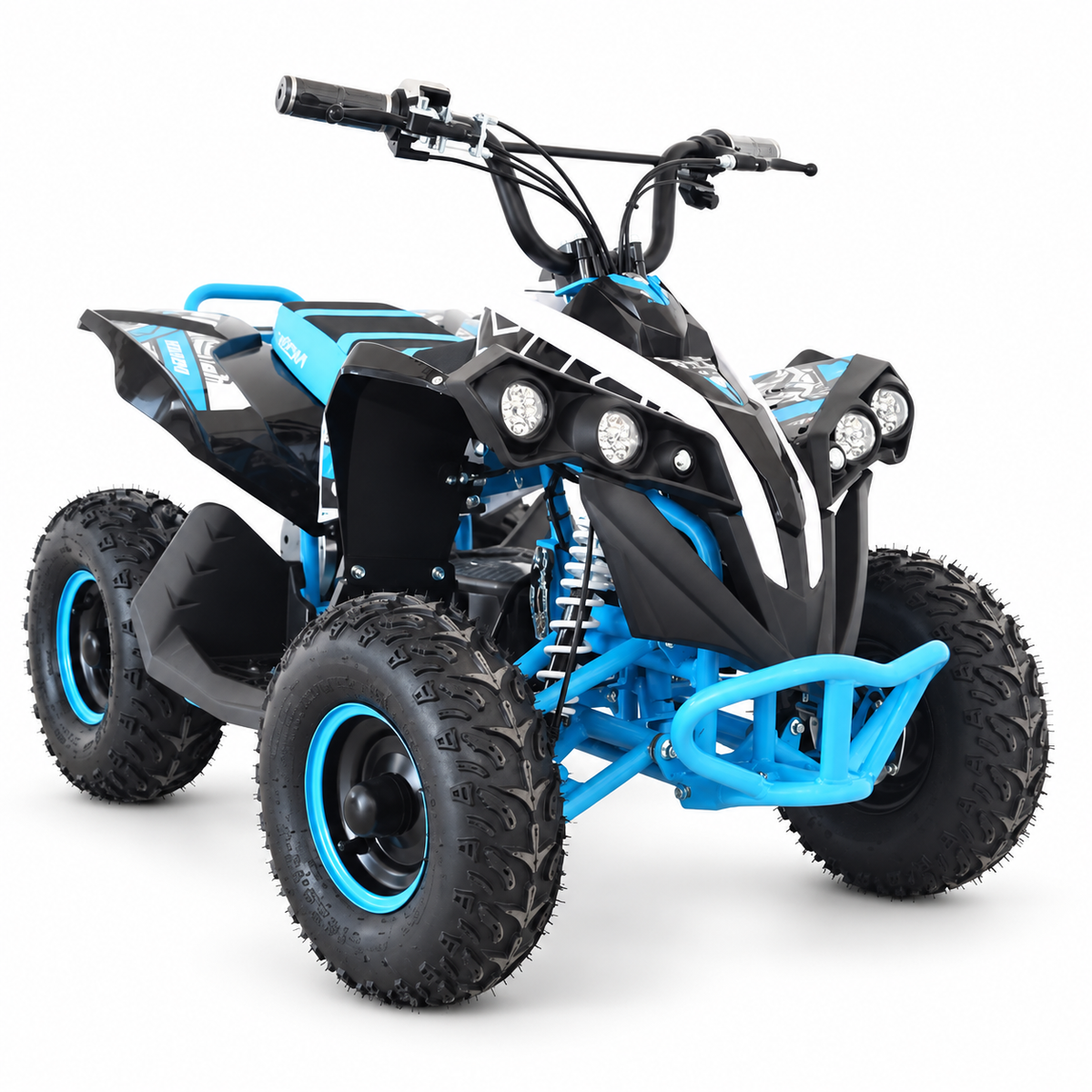 Mini quad electrico para niños azul