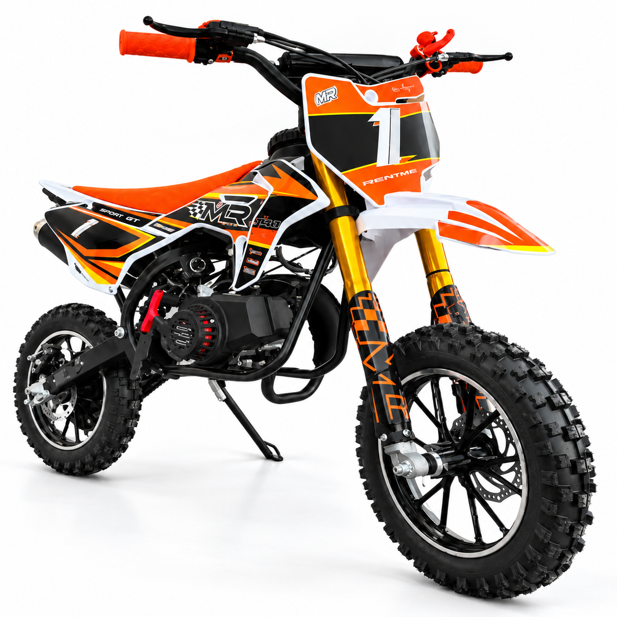 Minimoto cross tunder naranja