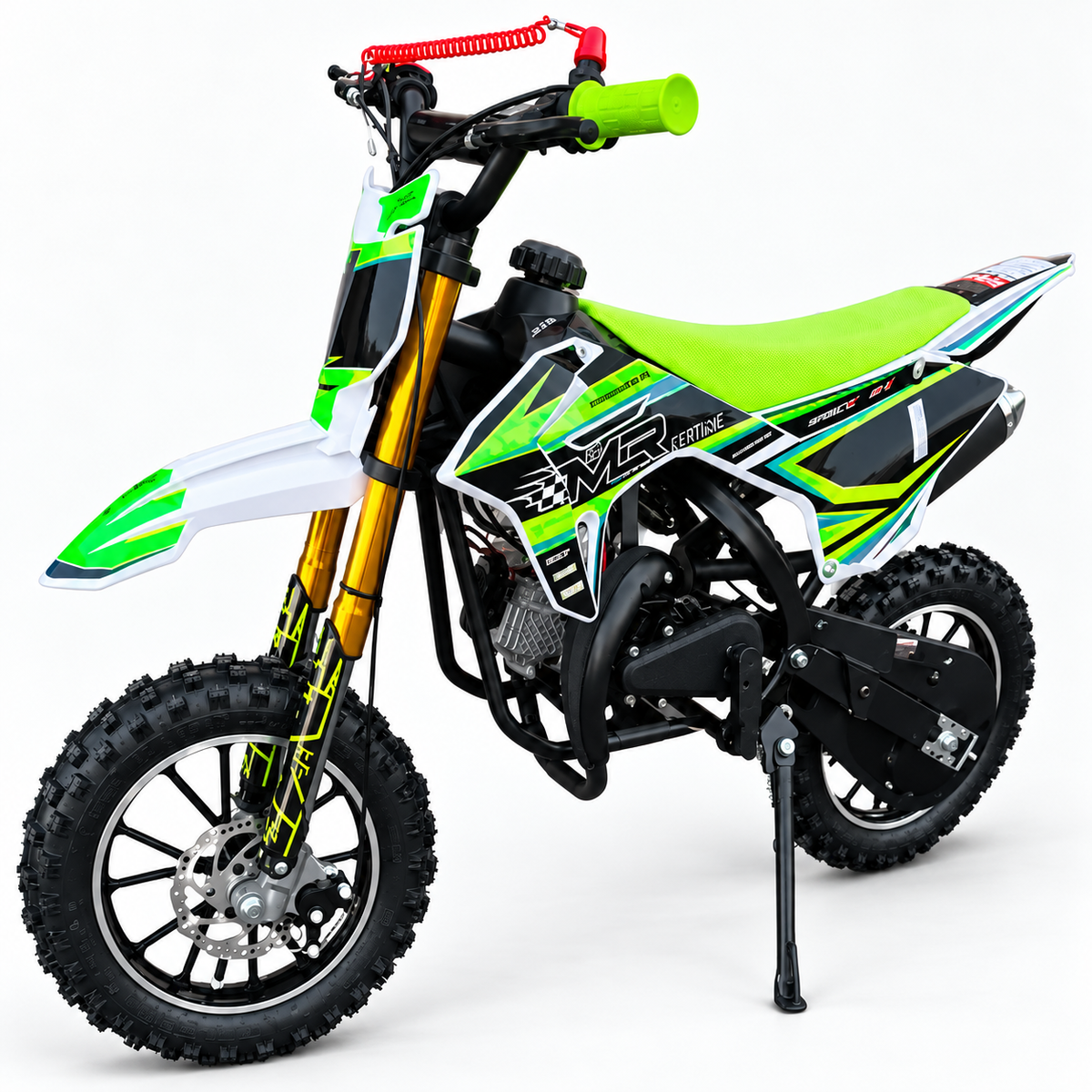 Minimoto-cross-tunder-verde 49cc