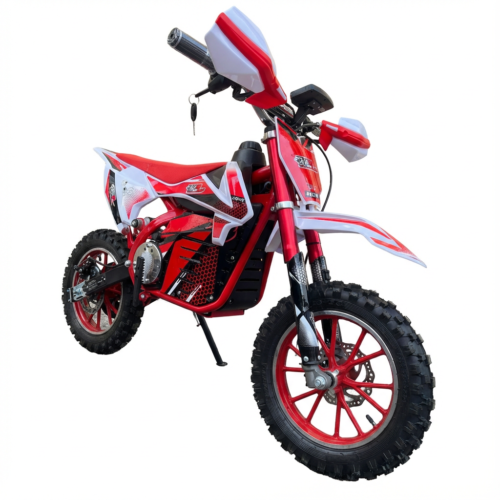 minimoto electrica roja para niños