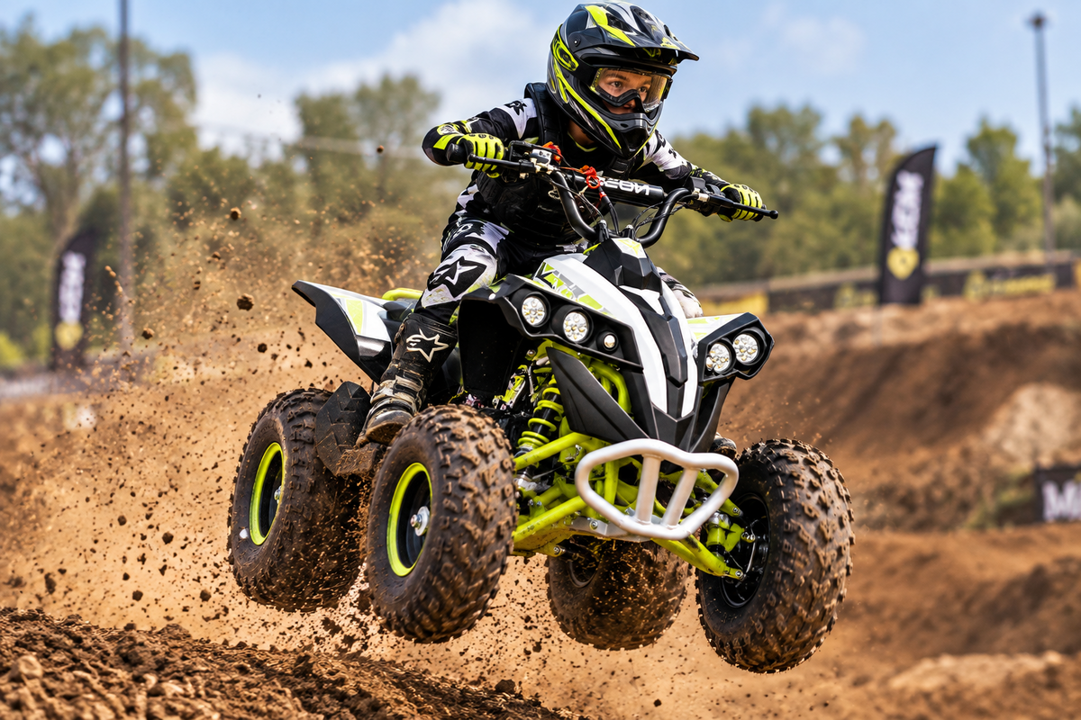 Mini Quad Infantil Arranque Eléctrico Goliat 49cc