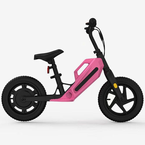 Bici Eléctrica 12" Infantil 180W 24V 5Ah M.Racing - ROSA
