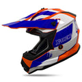 Casco motocross infantil X-TREME Naranja/Azul/Blanco